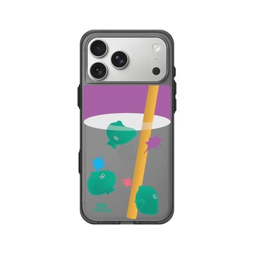 iPhone 17 Pro Max Clear (相機按鈕) 酷墨灰 - We TAIWAN : a-We Collection - Bubble a-We Tea