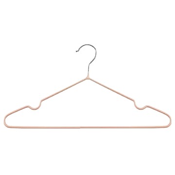 小麥購物 不鏽鋼衣架 C076 6g  40 x 19cm  顏色隨機  40個