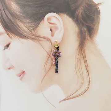 紫藤袴耳針