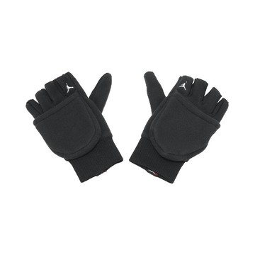 跑步手套 Jordan Fleece LM 2.0 黑 半指 男款 保暖 J1013909-010