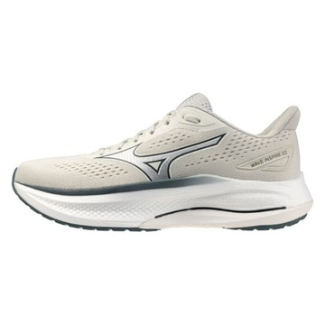 Mizuno 美津濃 Wave Inspire 22 [J1GC264554] 男 慢跑鞋 超寬楦 支撐 緩震 淺灰