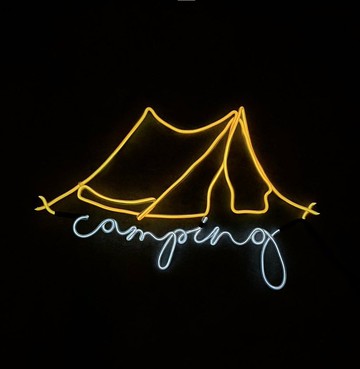 neonlite 客製霓虹文字圖案燈 /露營camping/