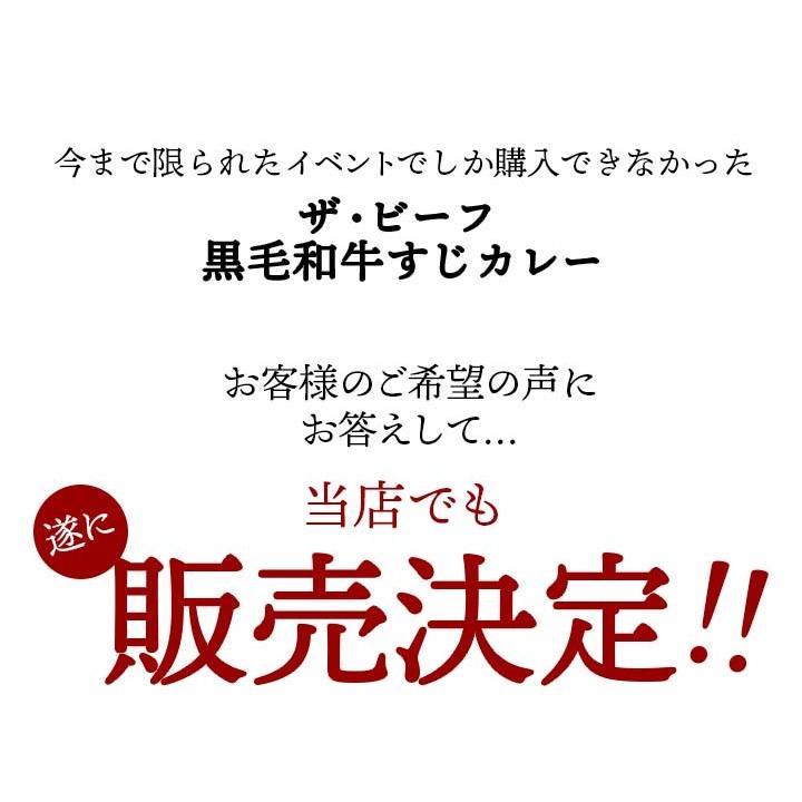 ビーフカレー ザ・ビーフ黒毛和牛すじカレー(240g・1食入) 常温便・クール冷蔵便可　※冷凍商品同梱不可