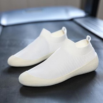 46大碼套腳小白鞋男夏季百搭透氣潮流薄底休閑男士運動懶人潮鞋45