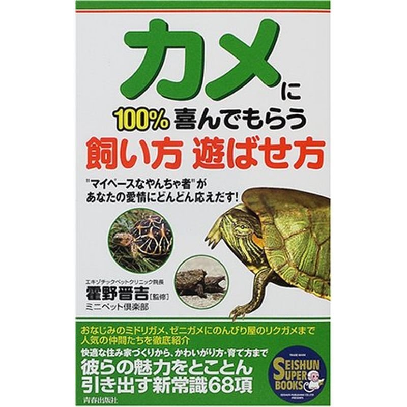 カメに100%喜んでもらう飼い方遊ばせ方?“マイペースなやんちゃ者"があなたの愛情にどんどん応えだす (SEISHUN SUPER BOOK