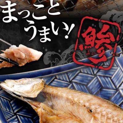 ふるさと納税 室戸市 トロ鯵の干物セット定期便　あじ干物