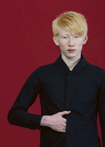 韓式禪味雙層V領襯衫