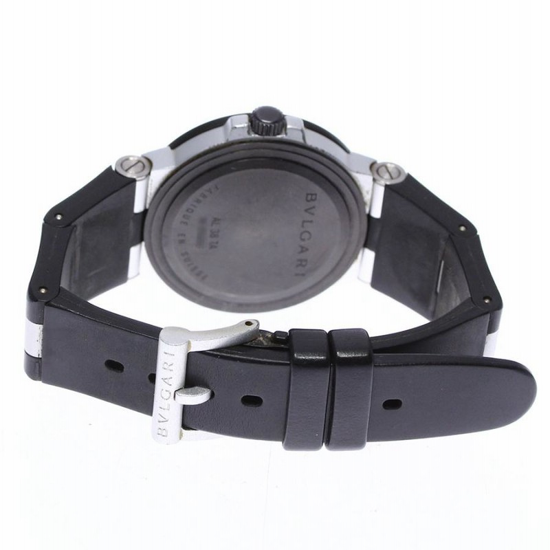 ベルト訳あり☆【BVLGARI】ブルガリ アルミニウム AL38TA 自動巻き 
