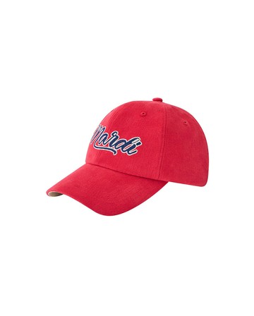 MARDI MERCREDI 棒球帽 紅色 復古標誌 草寫LOGO 可調式 CAP MARDI CHAIN VINTAGE LOGO