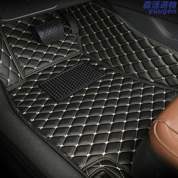 【全包圍絲圈】汽車腳墊 車用腳墊 主駕駛腳墊 地毯腳墊 雙層可拆卸 專車專用 防滑耐磨 適用於多車型