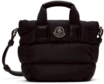 Moncler 黑色迷你 Caradoc 托特包