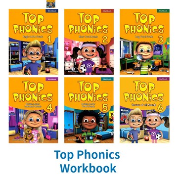 <麗文校園購>【Top Phonics】Workbook (Level 1~6)