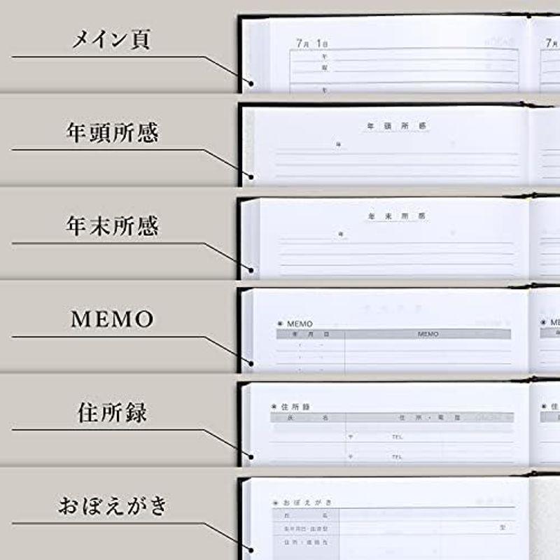 アピカ 日記帳 10年日記 横書き B5 日付け表示あり D313