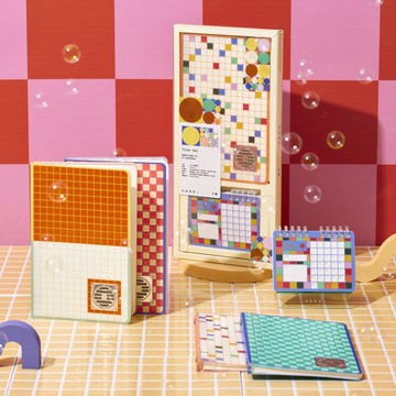 Tiles 筆記本 + 打卡本 禮盒組