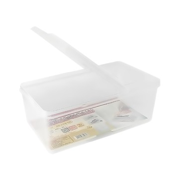 YI SHUIN 亞晨 小皇家開啟式長型冷藏保鮮盒 24.6 x 14 x 9.8cm 2L  1個