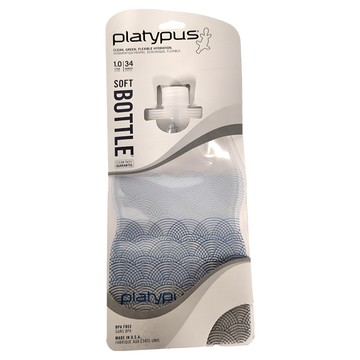 platypus 鴨嘴獸 SoftBottle 軟式水瓶 1L PE 聚乙烯 PA 尼龍 材質 耐熱溫度60度  浪濤  1個