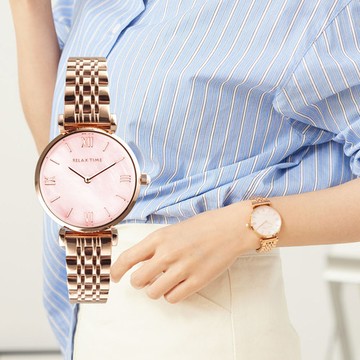 RelaxTime｜簡約奢華系列 (粉) 36mm(RT-75-2)