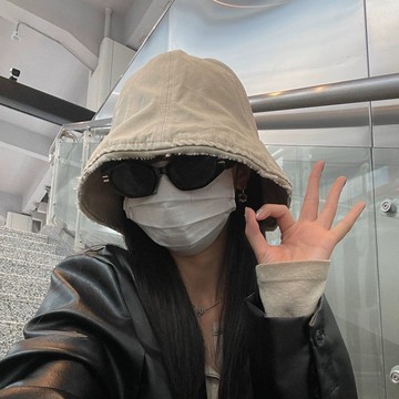 「小確幸 新品首賣」韓版夏季大帽檐漁夫帽 遮陽帽 登山帽 顯臉小盆帽 防曬防紫外線帽子 大頭圍毛邊女日系小衆百搭水桶