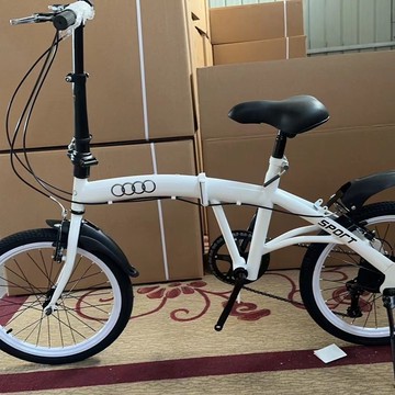 熱銷/免運 自行車 折疊自行車 奧迪沃爾沃路虎車行4s店定制成人折疊變速自行車禮品單車