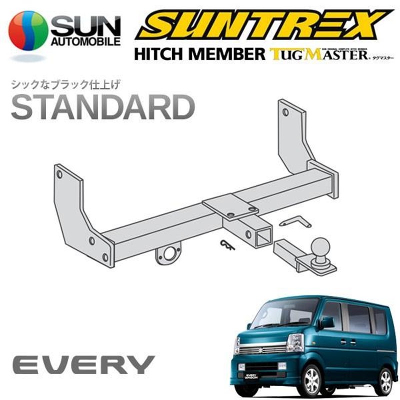 SUNTREX タグマスター ヒッチメンバー スタンダード Aクラス 汎用ハーネス エブリィワゴン DA64W H17.8〜H22.4 [JP] |  LINEショッピング