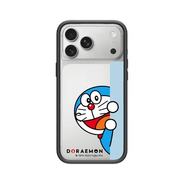iPhone 17 Pro Max Mod NX -邊框背蓋組合 (相機按鈕) 黑 - 哆啦A夢 Doraemon - 探頭看一看