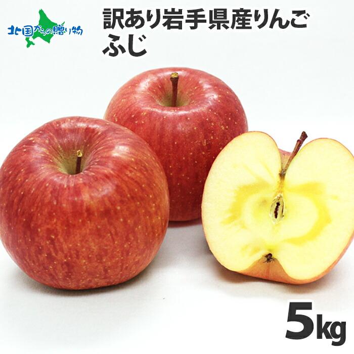 りんご 訳あり 5kg 林檎 岩手県 ふじ リンゴ 訳アリ 果物 フルーツ Fruits ご当地グルメ 産地直送