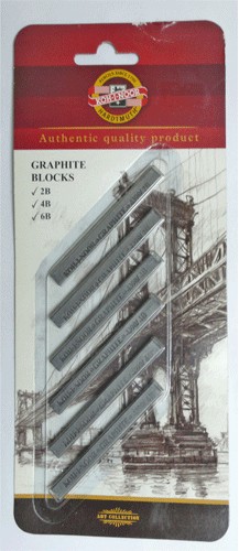 KOH-I-NOR 方形鉛條2.4.6B卡裝 *4390【APP滿額下單10%點數(單一帳號最高5000點)】1/31止