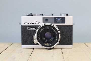 【功能完好】復古底片相機 Konica C35 flashmatic S/N 266763 p103