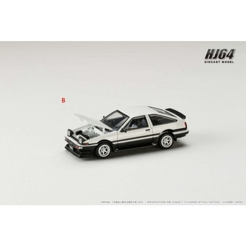 Hobby JAPAN 1/64 豐田 Toyota SPRINTER TRUENO AE86 JDM 合金模型車 甩尾