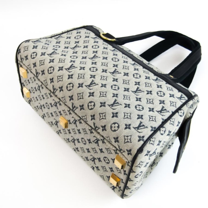 ▽LOUIS VUITTON モノグラムミニ ジョセフィーヌGM ブルー ルイ