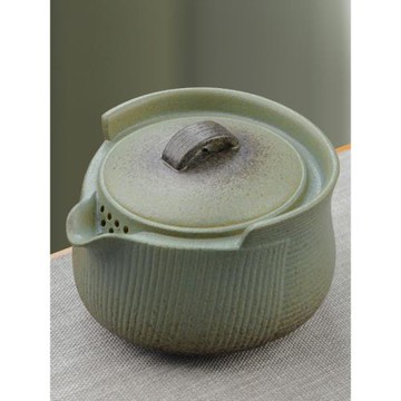 陶立方 陶瓷手抓壺手工雕刻泡茶壺單壺功夫茶具家用泡茶器