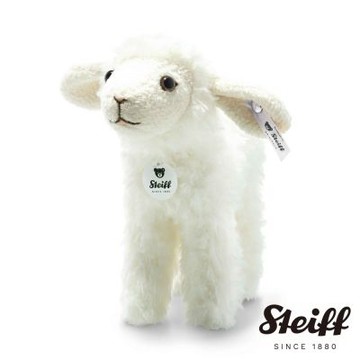 STEIFF德國金耳釦泰迪熊 Anni lamb 安妮小小羊 動物王國_黃標