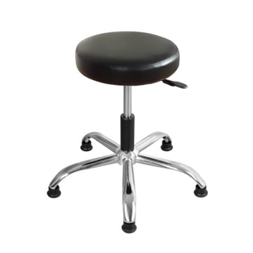 LOGIS邏爵家具 新款M&M彩虹鐵腳固定輪工作椅 美髮椅