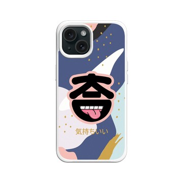 iPhone 15 SolidX 白 - KID - (気持ちがいい) 吐舌款