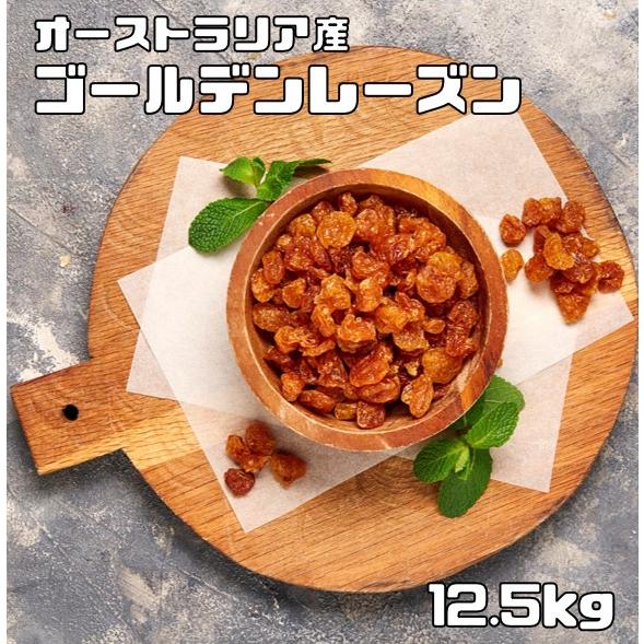 ゴールデンレーズン 12.5kg オーストラリア産 世界美食探究 ドライフルーツ シードレス サルタナ種 干しぶどう 製菓 製パン 乾燥ぶどう