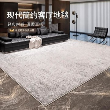 地毯客廳意式極簡輕奢高級感現代簡約防水免洗家用地毯臥室地墊