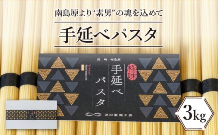 手延べ パスタ 3kg (50g×60束)   南島原市   池田製麺工房[SDA009]