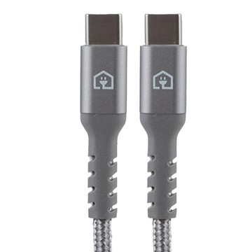 Home Planet C TO C PD 60W 防斷線快充線  2m  灰色  2條