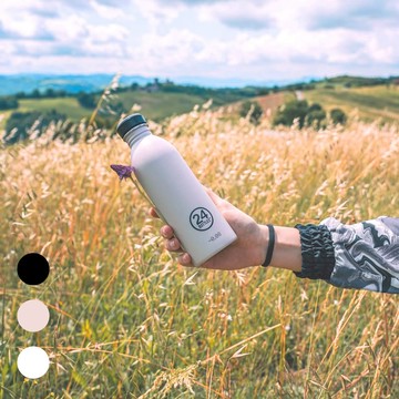 義大利 24Bottles 高耐磨輕量冷水瓶 500ml / 共3色 - 冰雪白