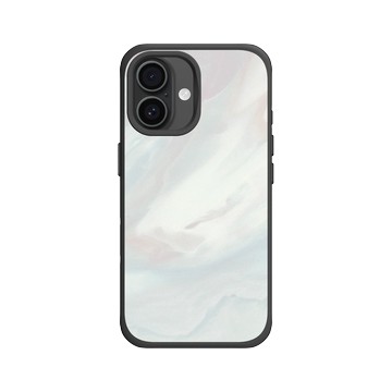 iPhone 16 SolidX 黑 - 石紋與渲染 / Marble & Dreamy Gradient - 初戀
