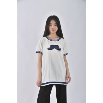 (M) maru a棉質純棉黑色短袖上衣二手衣