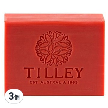 TILLEY 皇家特莉 經典香皂 野薑花 100g - 澳洲經典香氛皂 溫和潔淨、滋潤保濕  3個