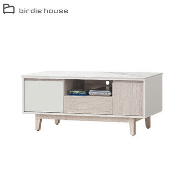 柏蒂家居-多里安4.1尺二門單抽岩板電視櫃/長櫃/視聽櫃-122x41x50cm