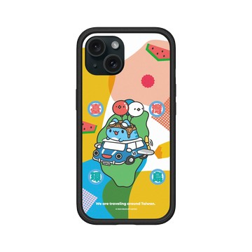 iPhone 15 Mod NX 黑 - 貓貓蟲咖波 Bugcat Capoo - 10th 環島咖波愛旅行