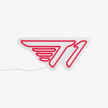 官方正版 T1 Logo 霓虹燈 電競擺件 裝飾 電競周邊