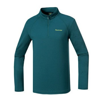 【【蘋果戶外】】山林 52P11 81 海藍 男 Polygiene抗菌保暖衣 抗UV 四彈吸濕透氣抑菌消臭 秋冬 Mountneer