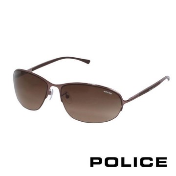 POLICE 都會時尚太陽眼鏡 (古銅色) POS8692-0K01