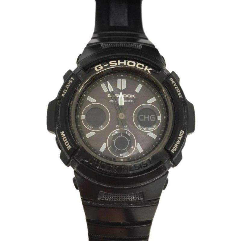 CASIO◇ソーラー腕時計・G-SHOCK/デジアナ/BLK/AWG-M100BW-1AJF// | LINEブランドカタログ