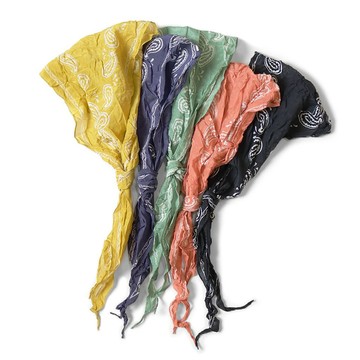 AirRoom正品 2026SS KAPITAL Washed silk neckerchief 變形蟲花紋 絲巾 領巾