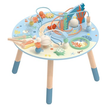 Classic WORLD 客來喜 繽紛趣味遊戲桌 20238  1個  桌面藍色系